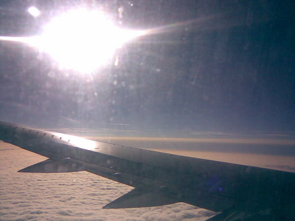 Milky sky 4 -- photo from the plane
