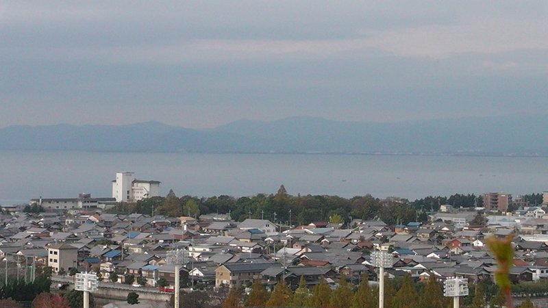 View from Hikone Castle