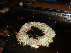 Okonomiyaki for dinner