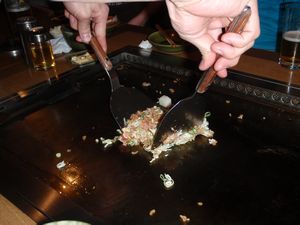 Okonomiyaki for dinner