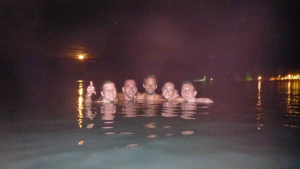Skinny Dipping on Night One