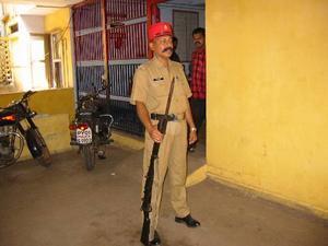 Policeman in Mahe!