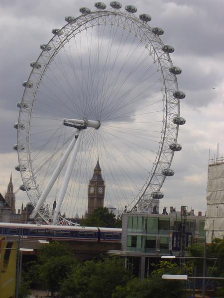 London Eye with Big Ben inside