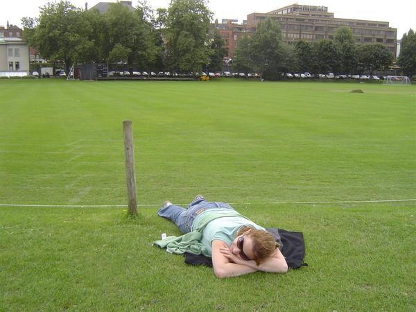 sleeping at Trinity College