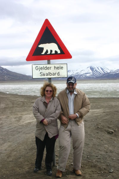 Marc & Arlene in Spitzbergen