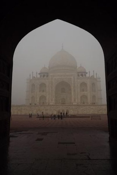 Taj through Fog