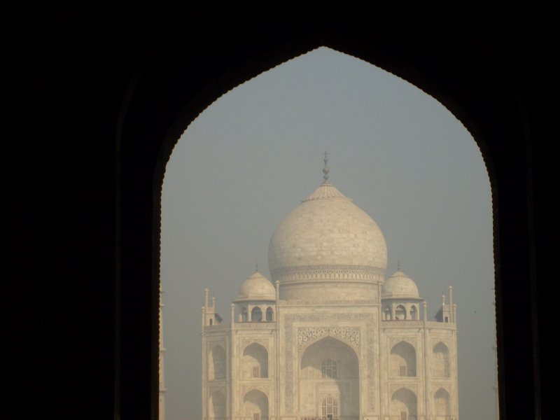Taj Mahal through entry