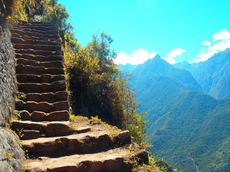 Huaynapicchu stairs!!
