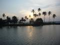 sunset on the backwaters