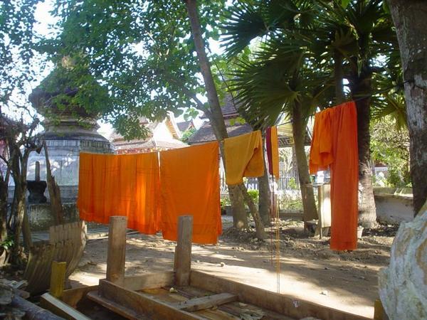 Monks Robes Drying