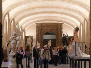 One of the Many Halls in the Louvre