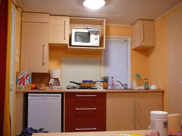 The Kitchen in Our Cabin