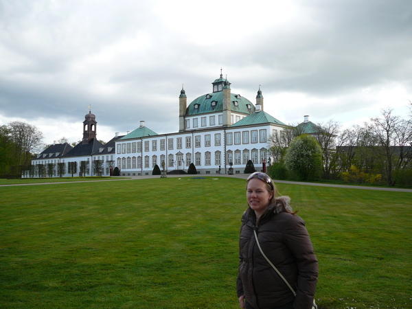 Alicia at the Rear of Fredensborg Palace