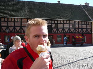 We Stopped in the Old Town Square for an Ice Cream