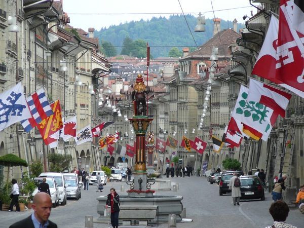 Flags in Bern