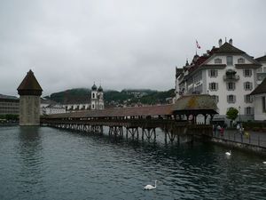 Lucerne's Famous Chapel's Bridge