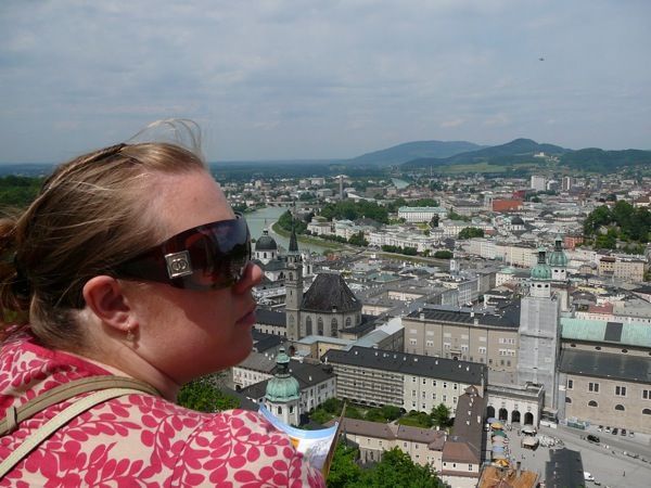 View Over the Old Town From Hohensalzburg Fortress 