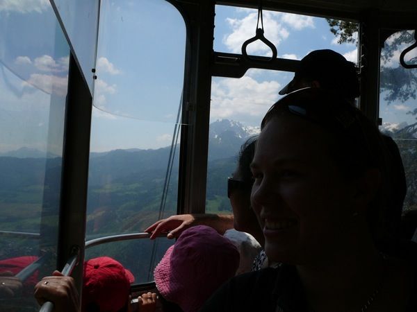 Thank God There Was a Cable Car to Take Us Part Way Up the Mountain!