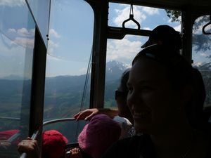 Thank God There Was a Cable Car to Take Us Part Way Up the Mountain!