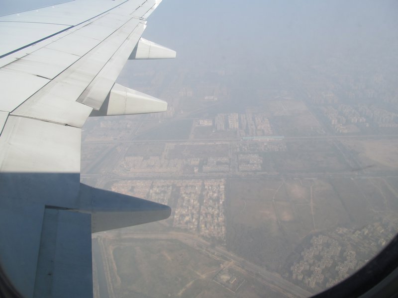 Vu de Delhi (dans l'avion)