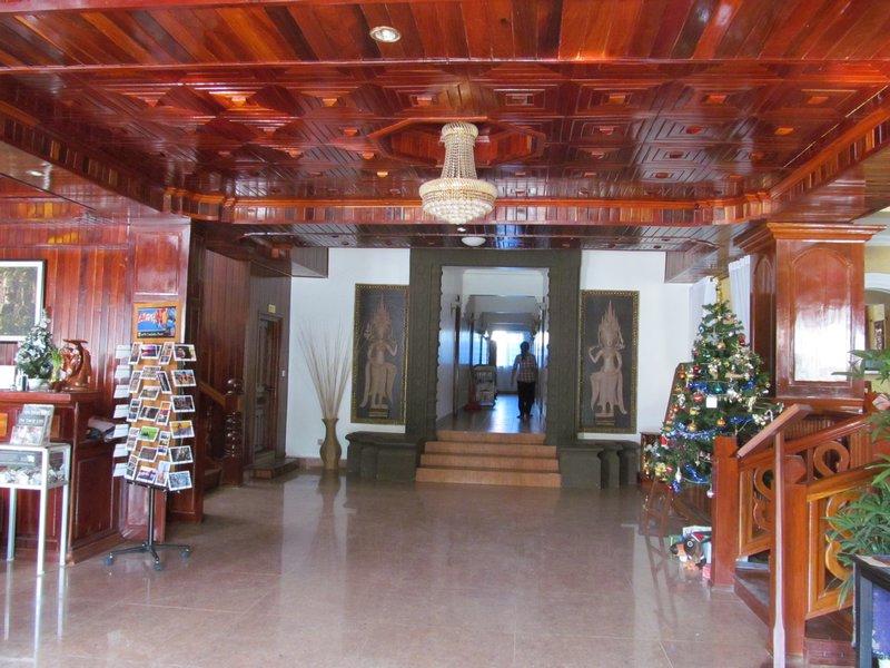 Le lobby de l'hôtel