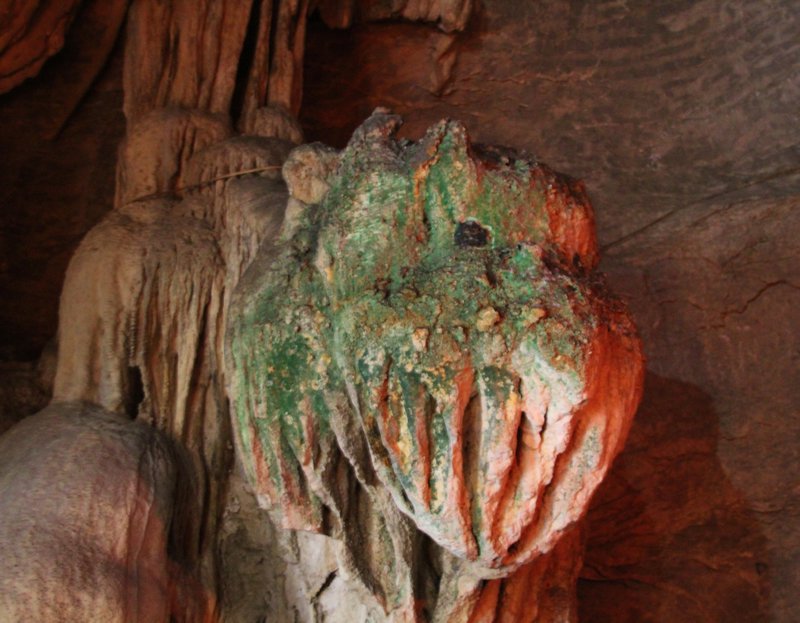 Lion Head in Cave