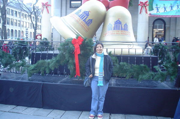 Me in front of Quincy Market