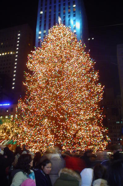 Christmas tree at Rockefeller centre