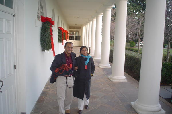 Walking inside The White House