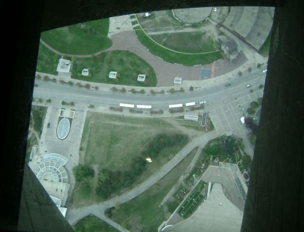 The Glass floor at CN Tower