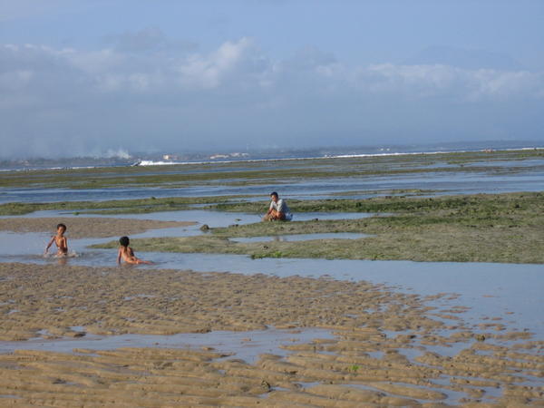 Low tide and a long walk