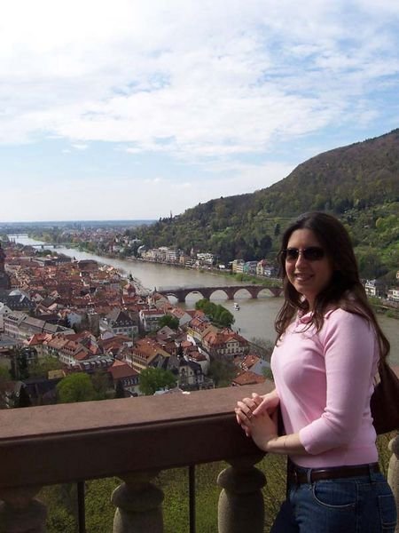 Me over the Neckar River