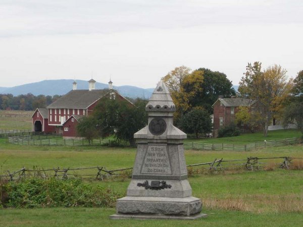 Monument and a Barn