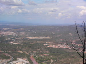 Voici une vue de Montserrat