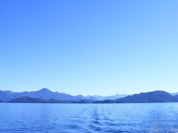View from boat to Uclulet