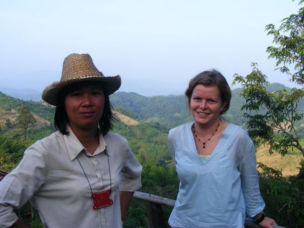 Me and Ann, our guide