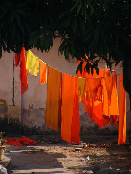 Washday for monks