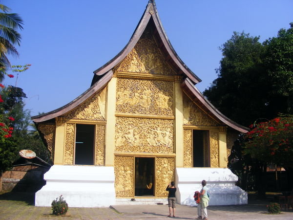 One of the temples in Luang Prabang