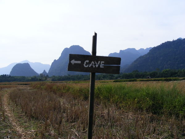 Some of the landscape around Vang Vieng