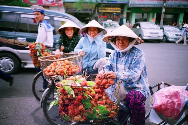 Fruit sellers, Saigon