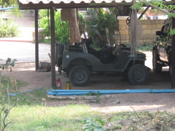 this guy has a collection of "AMRY" jeeps