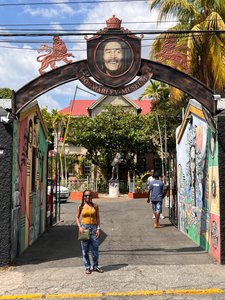 The gates to Bob Marley’s house