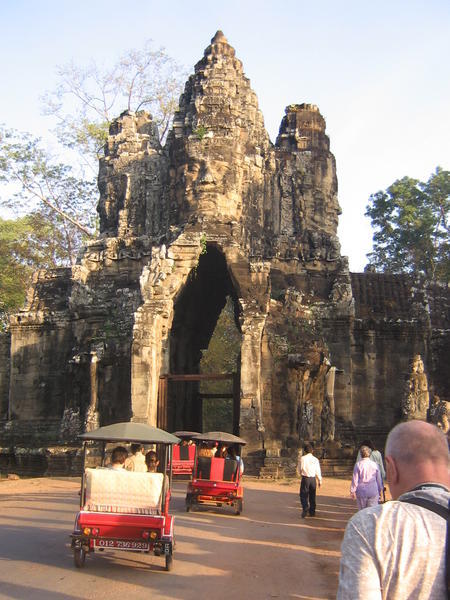 The south gate to Angkor Thom