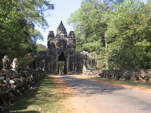 The Victory Gate of Angkor Thom