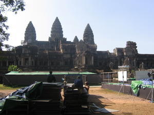 The back of Angkor Wat