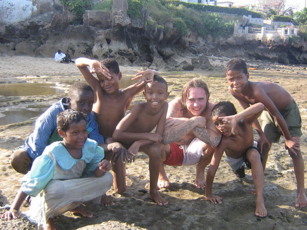 Me and teh Somali Refugee Swim Team