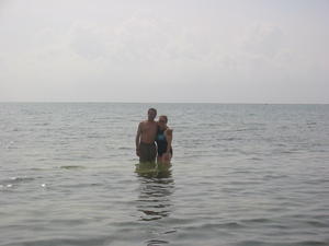 My folks have a dip in the Indian Ocean