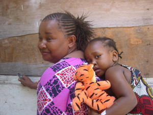 Momma Nambura and her baby
