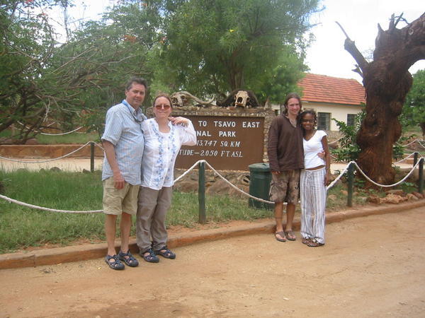 Outside the gates to Africa's largest wildlife park