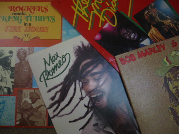 Looking through Dad's old reggae vinyl